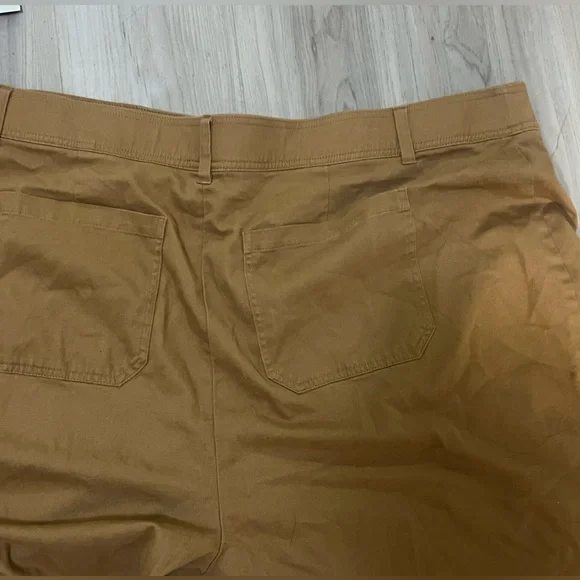 36) Ava & Viv Womens Plus High Rise Regular Crop Cropped WideLeg Pants NWT sz 26 - Picture 6 of 6